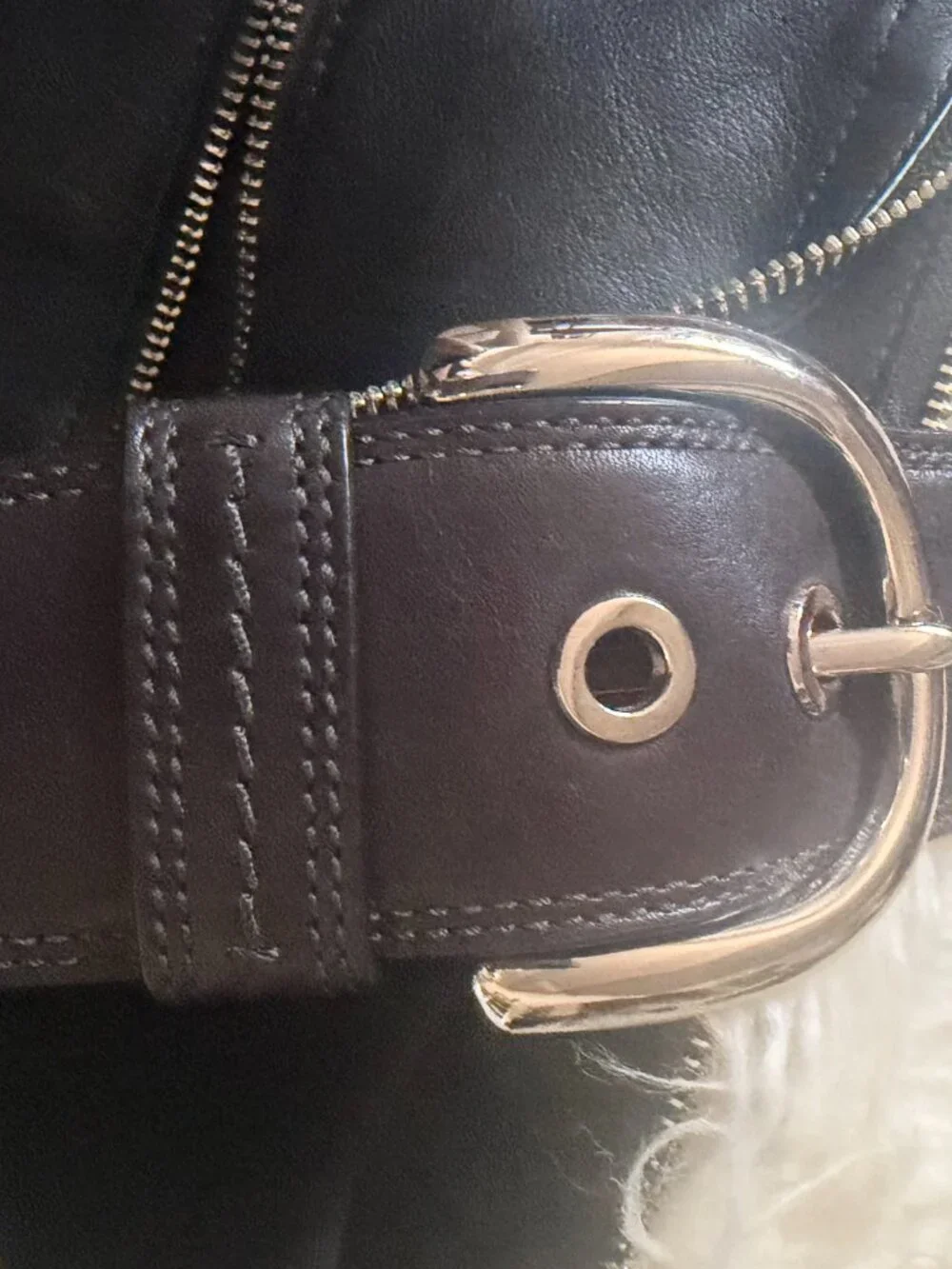 Coach Vintage Hobo Purse with Buckle Strap